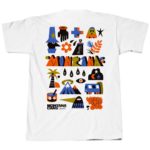 Montana WHITE T-Shirt by Visio Bob